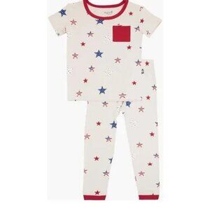 EUC Kyte Baby Stars and Stripes Pajamas Size 18-24 Months